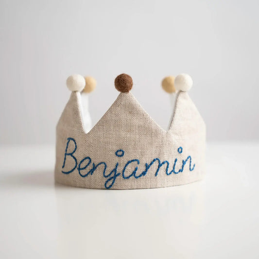 Personalized First Birthday Crown – Handmade Keepsake for Special Occasions - giftyourways
