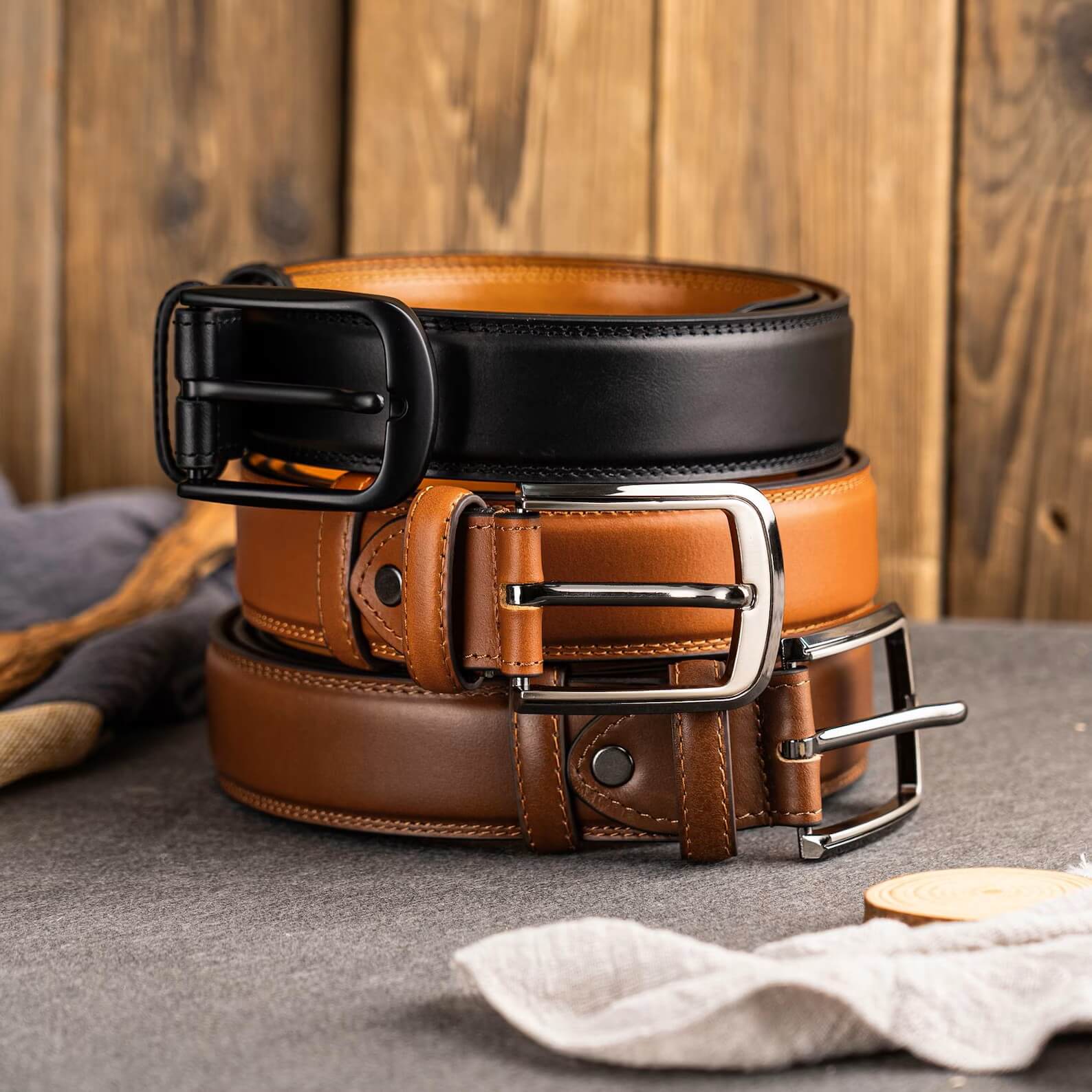 Personalized Leather Belt for Anniversary, Gift for him - giftyourways