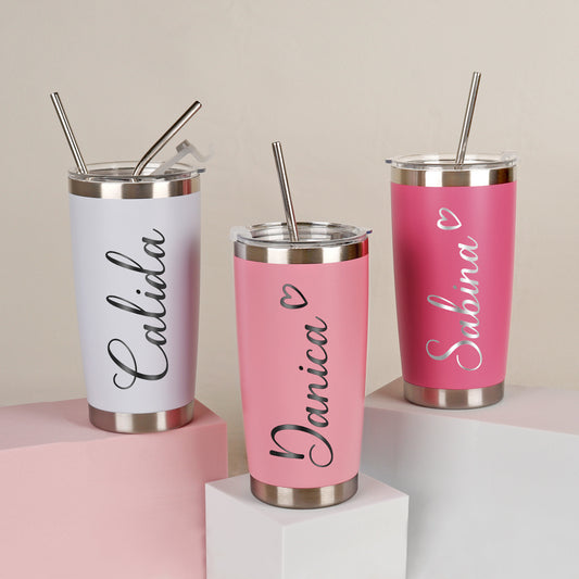 Personalized 20oz Tumbler - Metal Skinny Tumblers, Insulated Tumbler - giftyourways