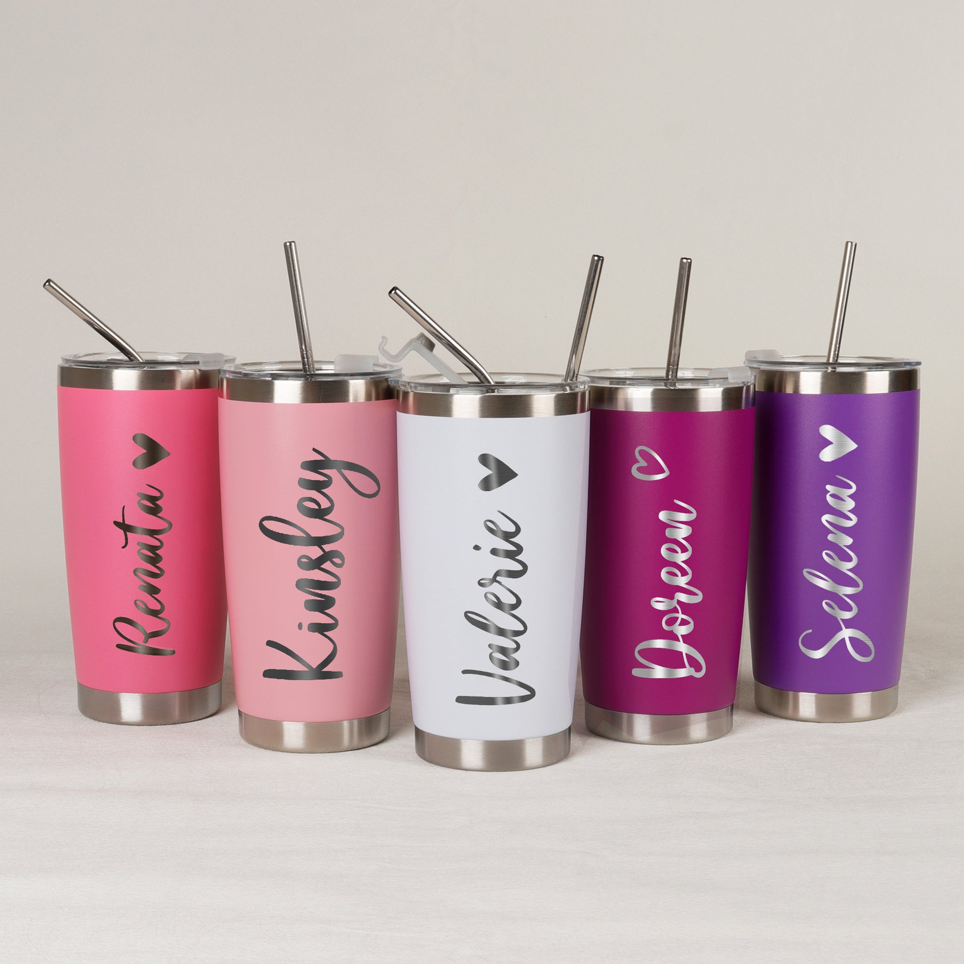 Personalized Initial & Name Tumbler - Wedding & Bachelorette Gifts - giftyourways