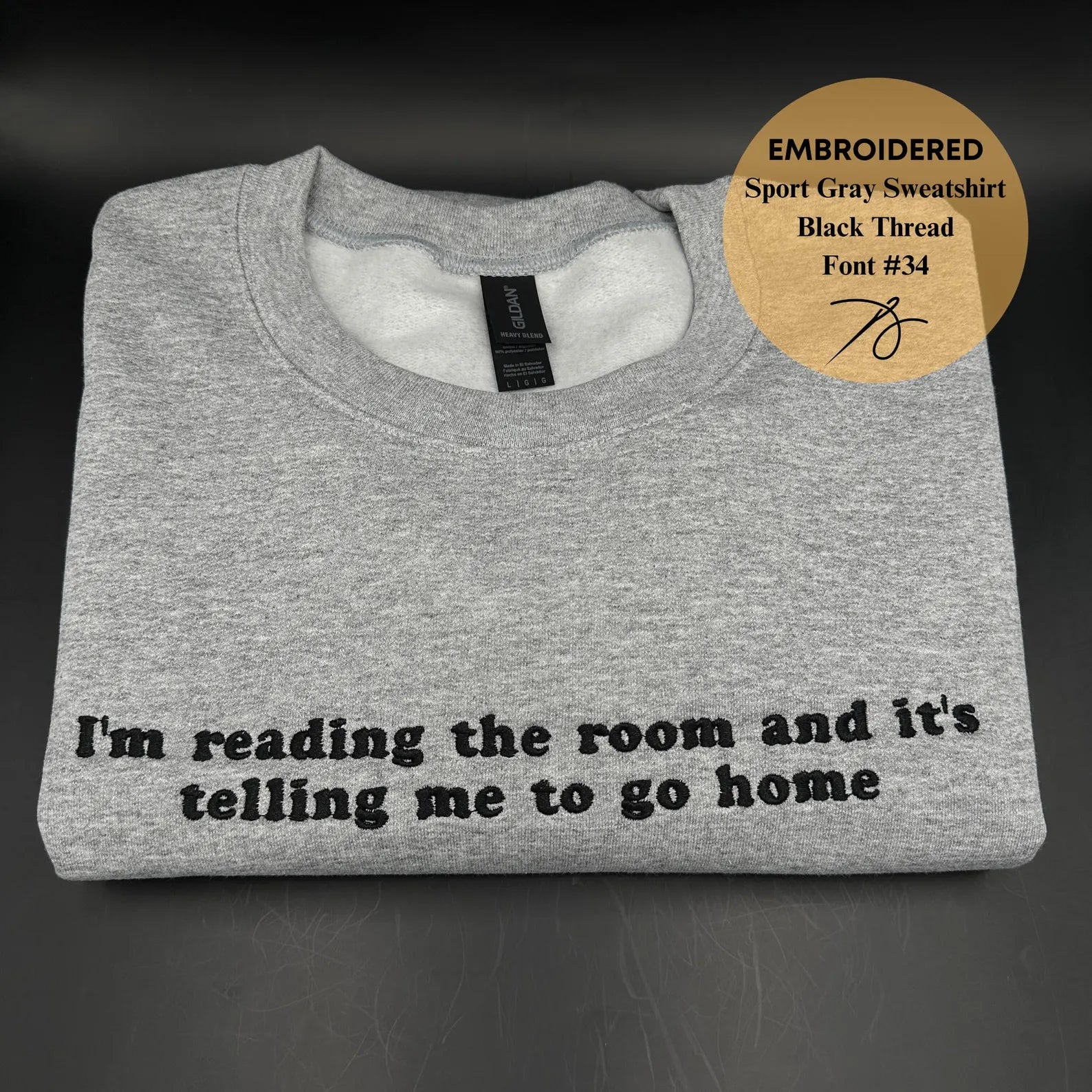 Custom Embroidered Sweatshirt - Custom Text Sweater, Gifts for Mom,  Mother's Day - giftyourways