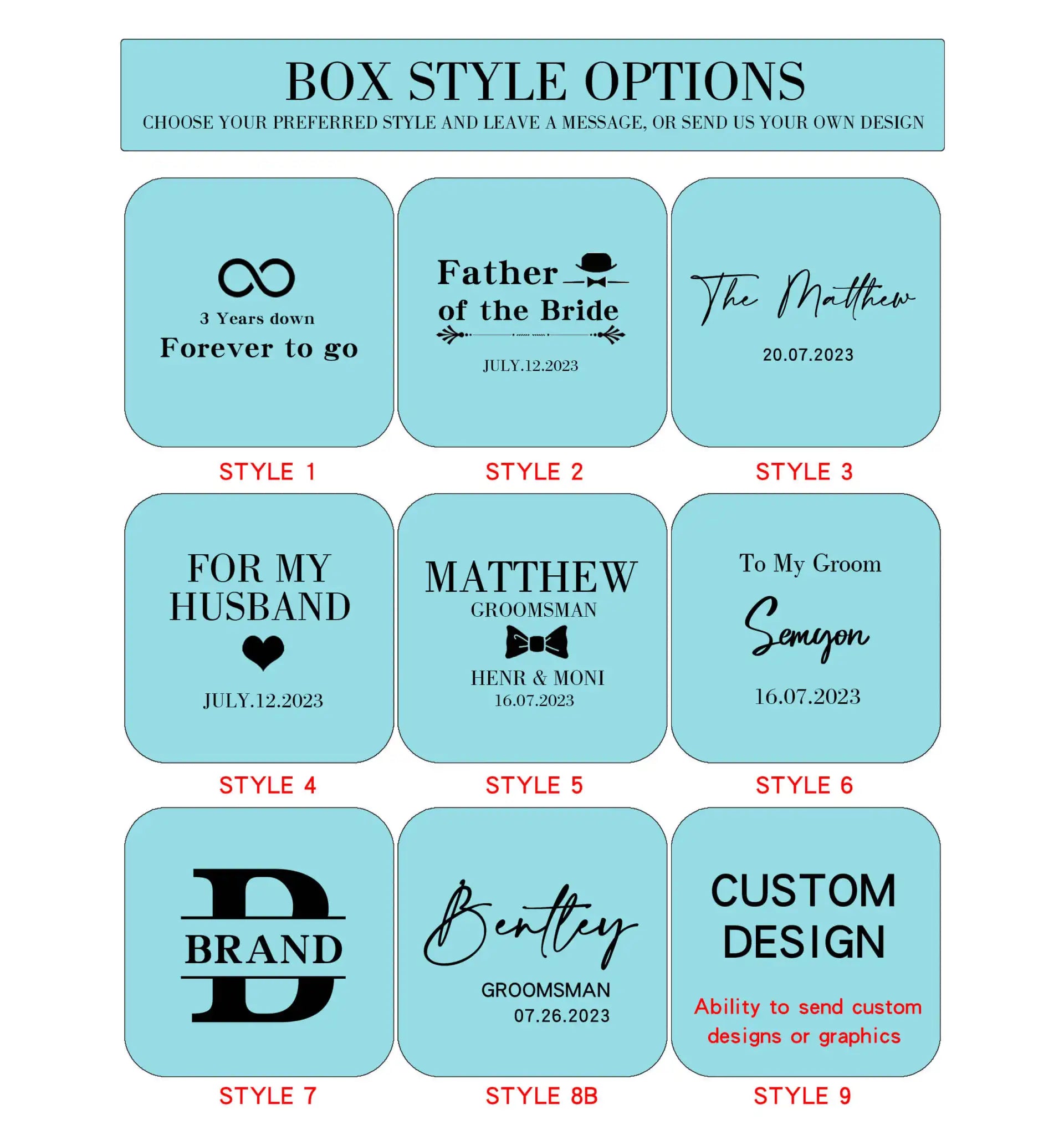 Custom Monogram - Cufflinks Set - giftyourways