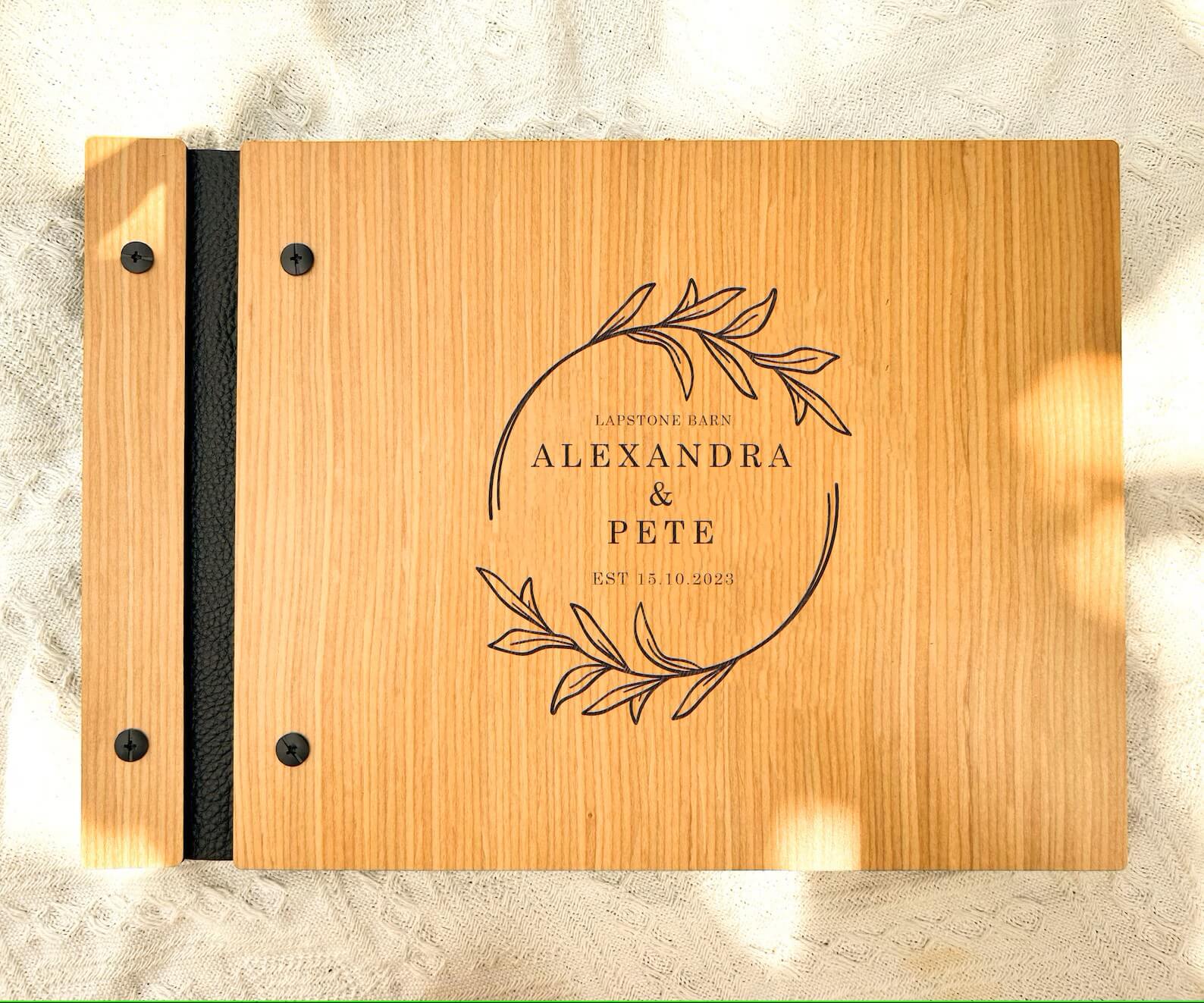 Custom Wedding Guestbook - Unique Wedding Gift - giftyourways