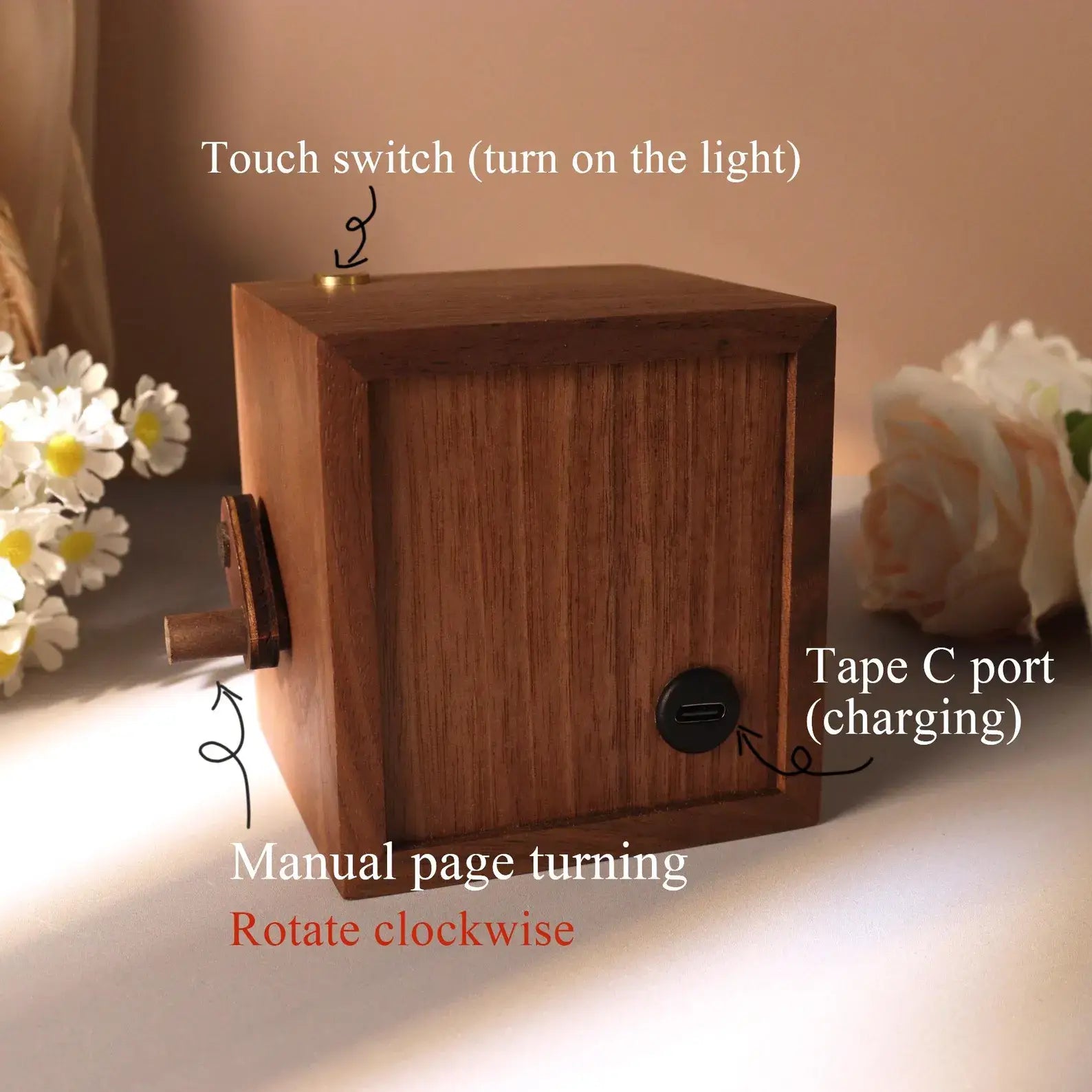 Custom Animation Box with Light, Unique Anniversary Gift