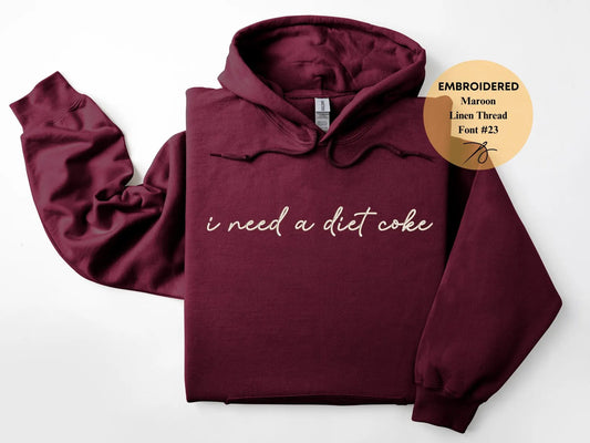 Embroidered Custom Hoodie - Personalized Gifts for Her , Gifts for Mom, Mother's Day Gifts - giftyourways