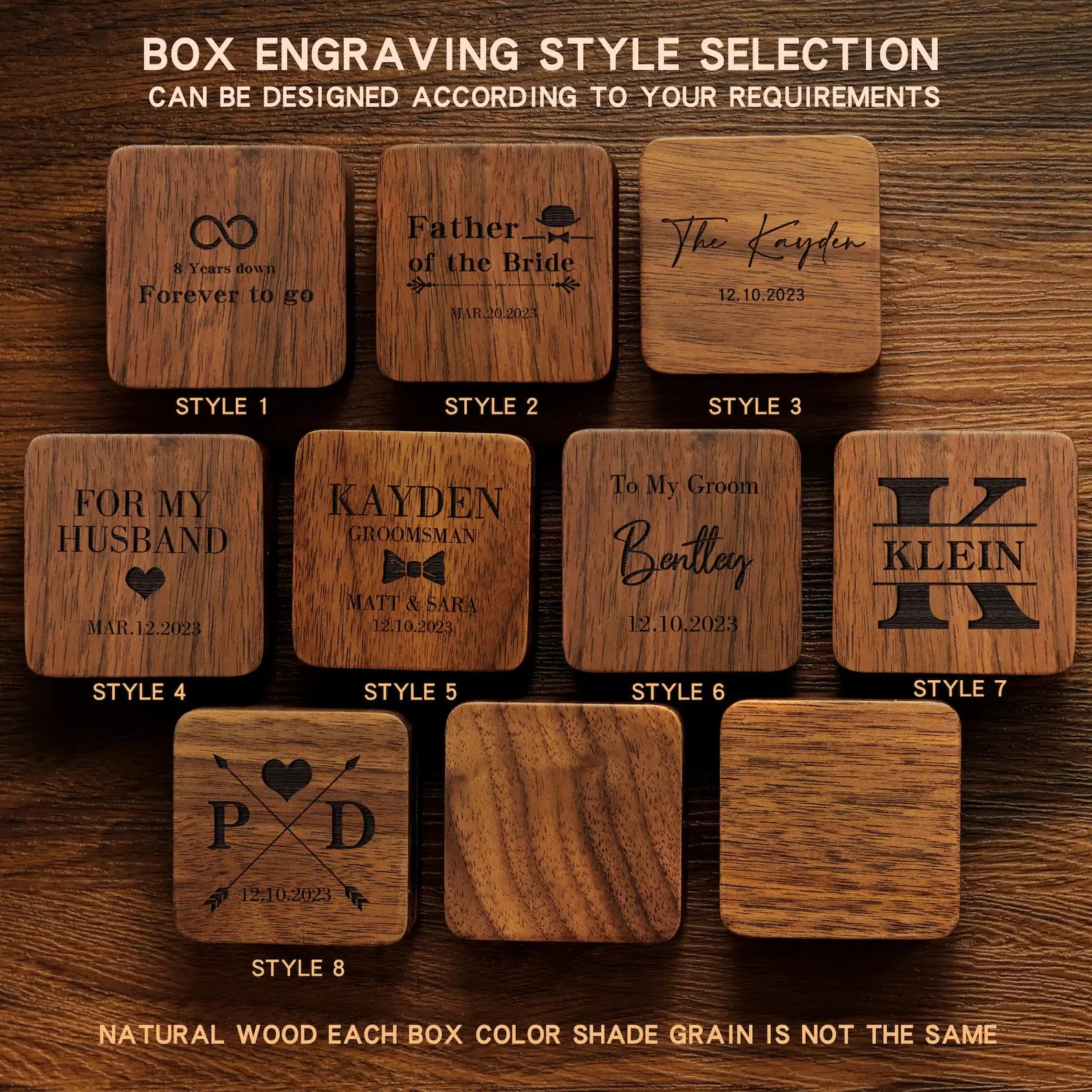 Metal Square Cufflinks - Elegant Personalized Cufflinks for Weddings, Gifts & Special Occasions - giftyourways