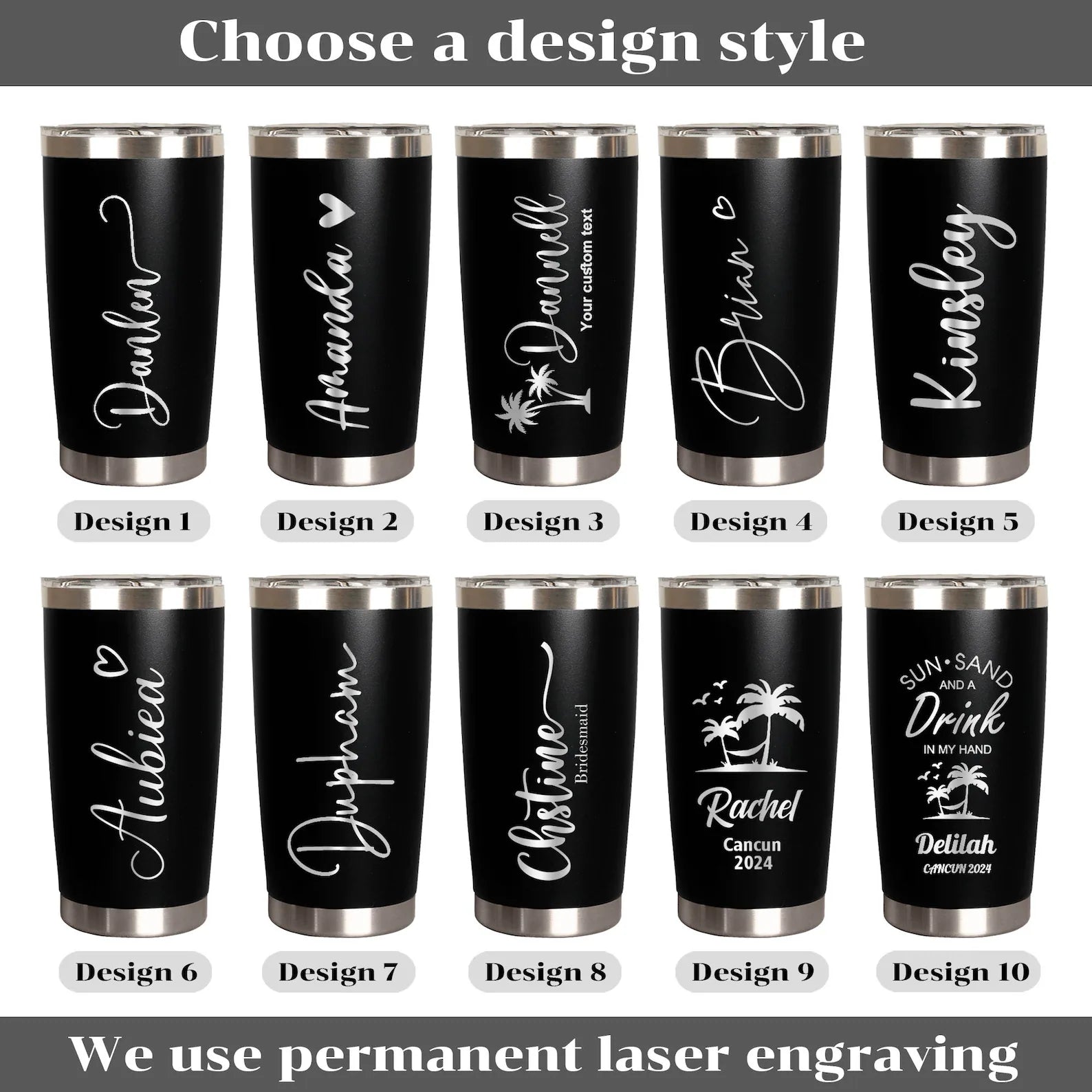 Personalized 20oz Cup for Travel Tumbler - Bachelorette Parties & Girls Weekend Gift - giftyourways