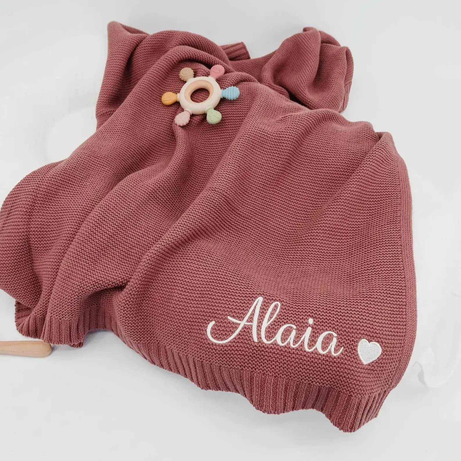 Personalized Baby Blanket - Custom Embroidery for Newborns & Toddlers - giftyourways