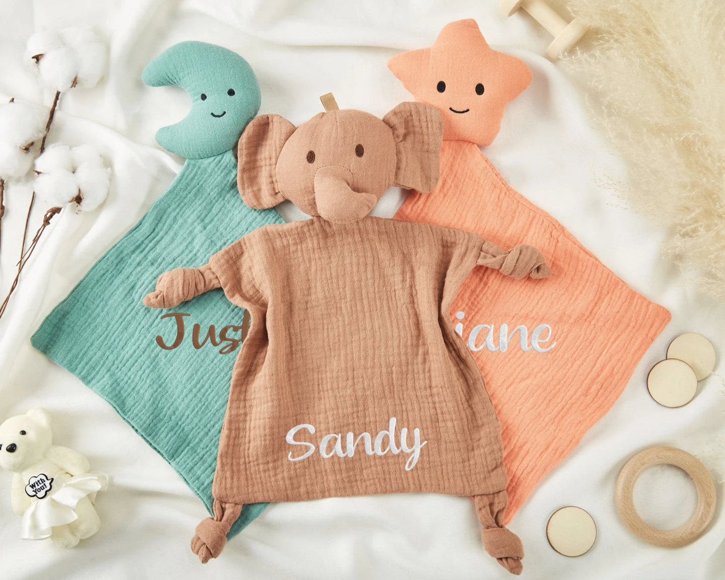 Personalized Baby Comforter Blanket - Perfect for Newborns & Toddlers - giftyourways