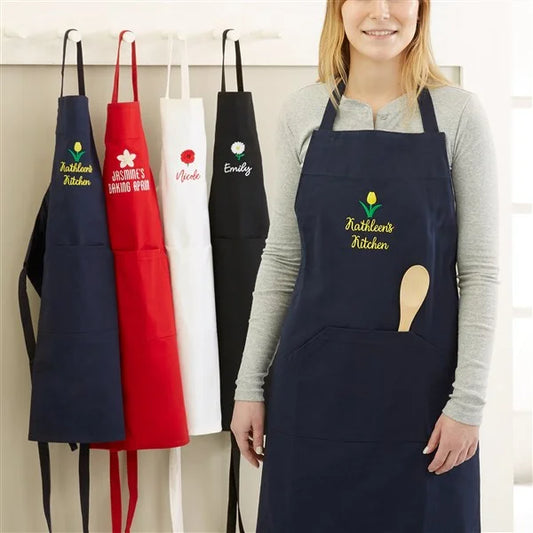 Personalized Canvas Tote – The Weekender Embroidered Tote - Red - giftyourways