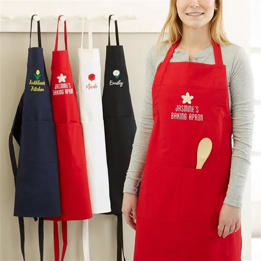 Personalized Canvas Tote – The Weekender Embroidered Tote - Red - giftyourways
