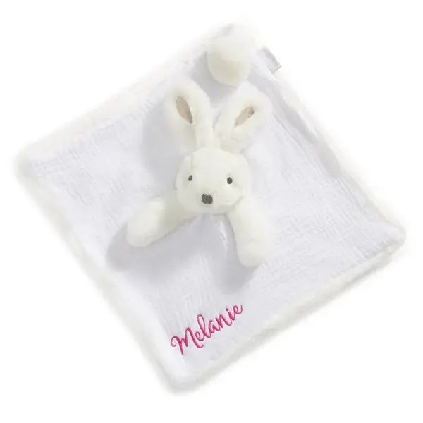 Personalized Embroidered Bunnie Plush Cuddle Bud - giftyourways