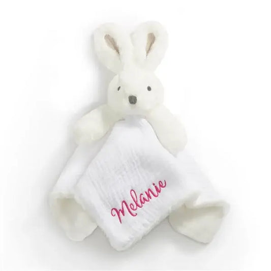 Personalized Embroidered Bunnie Plush Cuddle Bud - giftyourways