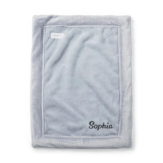 Personalized Embroidered Mini Blanket 15" x 20" - Pink - giftyourways