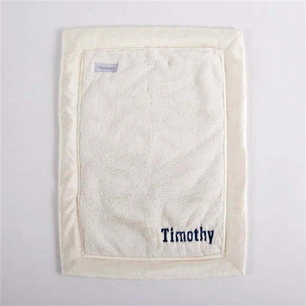 Personalized Embroidered Mini Blanket 15" x 20" - Pink - giftyourways