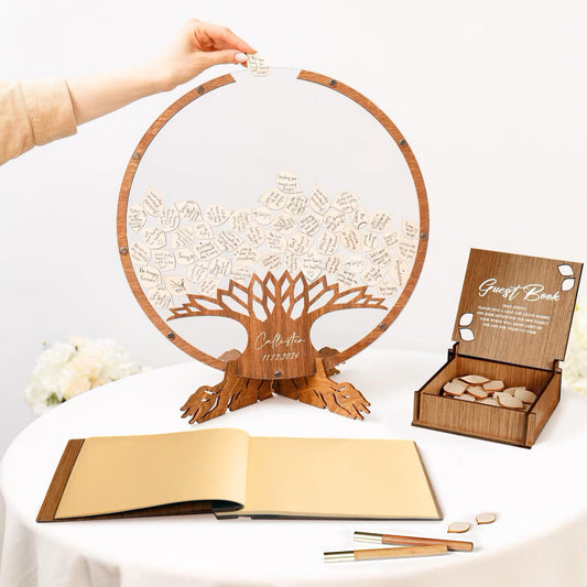 Personalized Family Tree Wedding Guest Book – A Meaningful Alternative for Your Wedding - giftyourways
