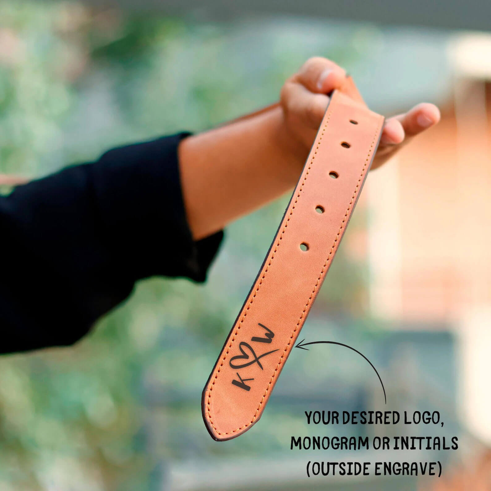 Personalized Leather Belt for Anniversary, Gift for him - giftyourways