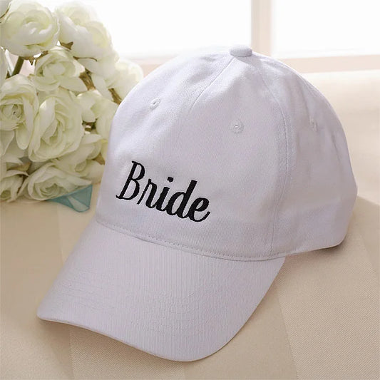 Personalized Wedding Party Embroidered Baseball Caps - giftyourways