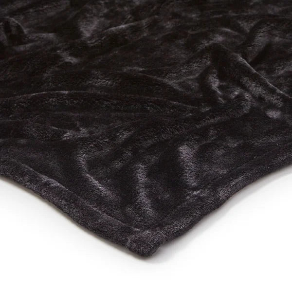 Personalized Yours Name Blanket - Black - giftyourways