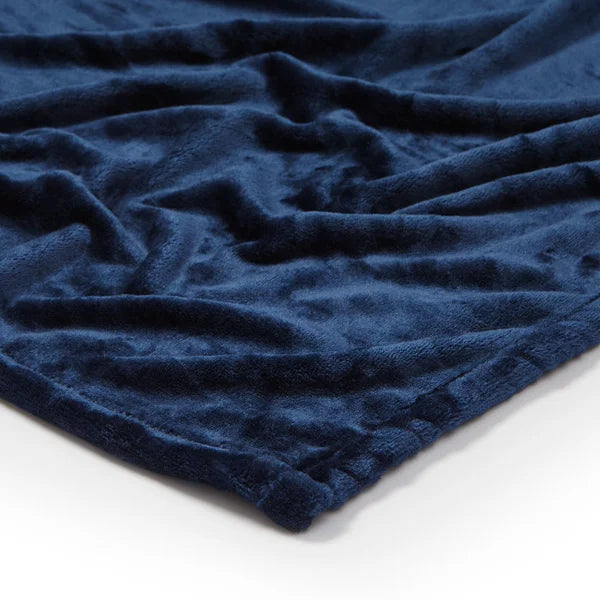 Personalized  Yours Name Blanket - Navy Blue - giftyourways