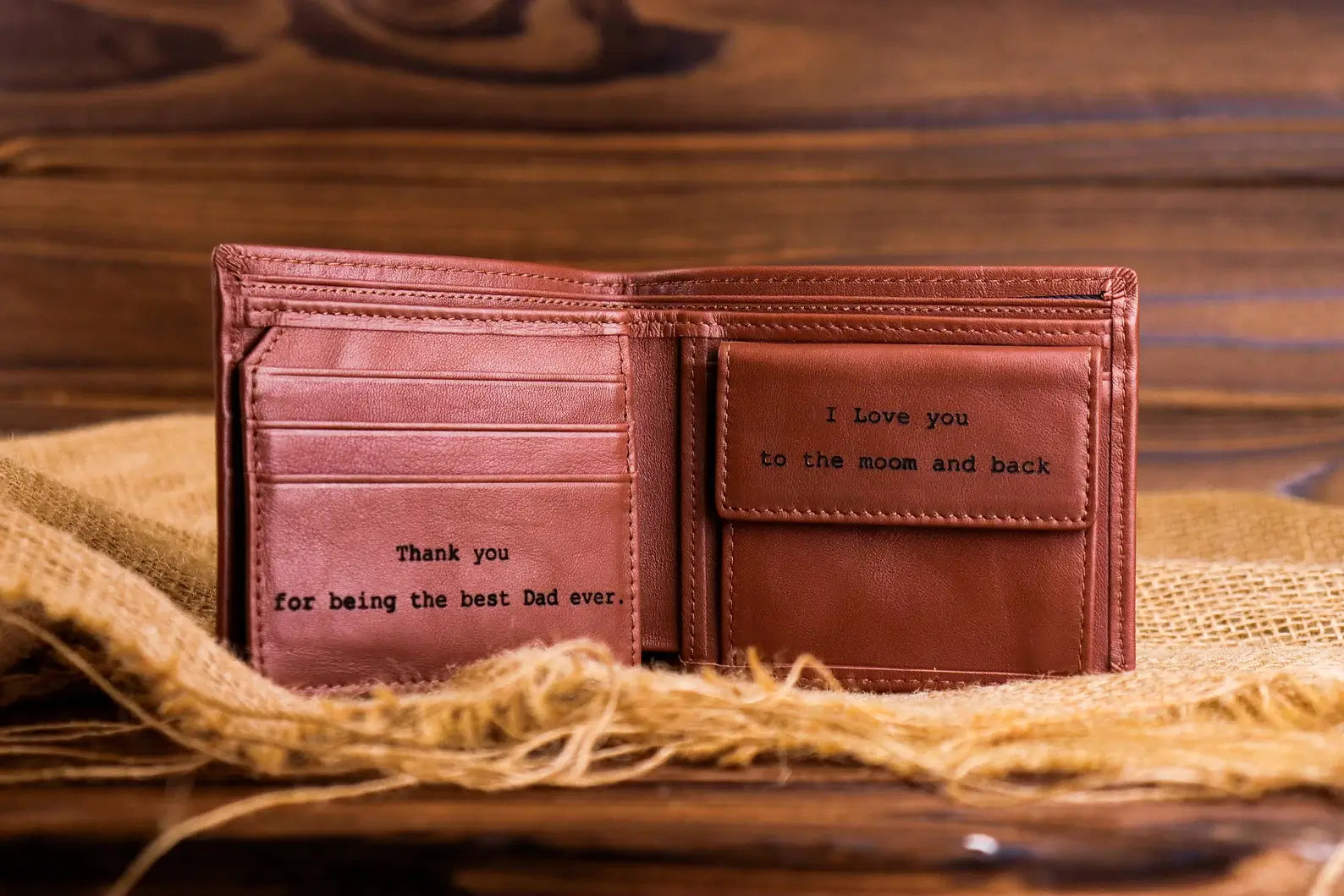 Personalized wallet for Men- Perfect Gift for husband, Anniversary gift, Father’s Day gift - giftyourways