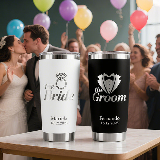 Personalized 20oz Tumbler - Metal Skinny Tumblers, Insulated Tumbler