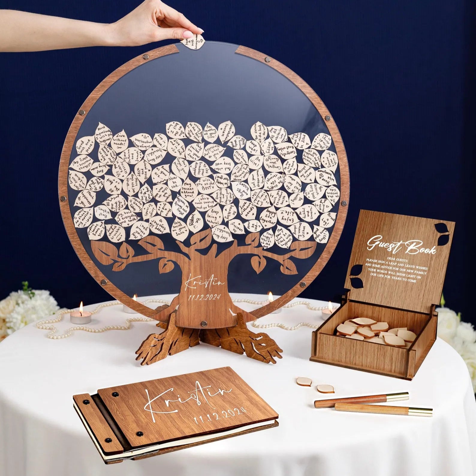 Unique Family Tree Wedding Guest Book – A Beautiful Keepsake for Your Big Day - giftyourways
