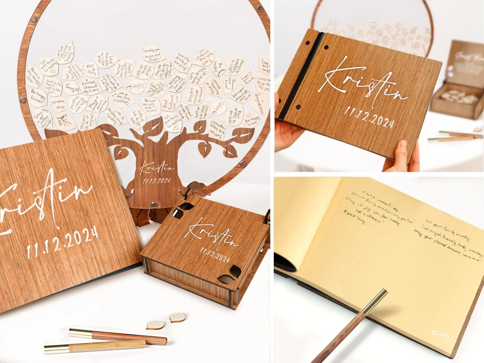Unique Family Tree Wedding Guest Book – A Beautiful Keepsake for Your Big Day - giftyourways