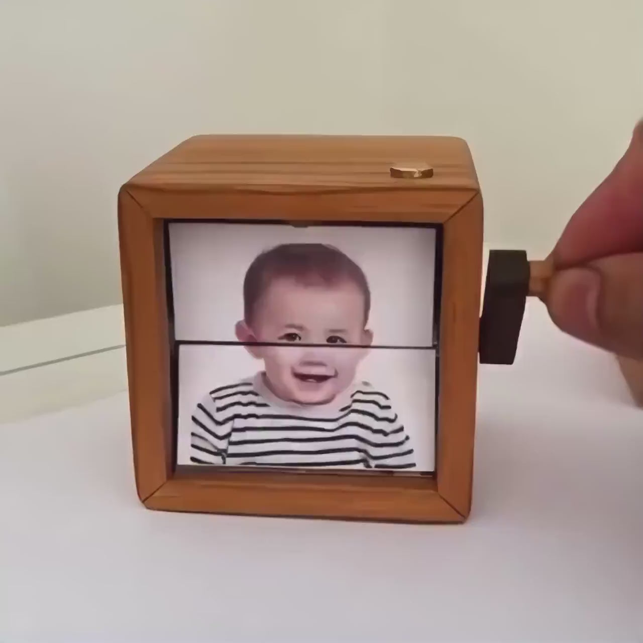 Custom Animation Box with Light, Unique Anniversary Gift